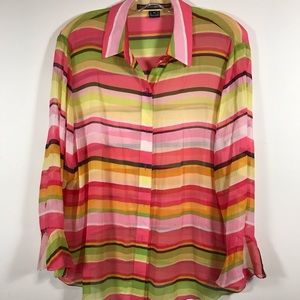 Vintage Linda Allard for Tracy Ellen Silk Blouse